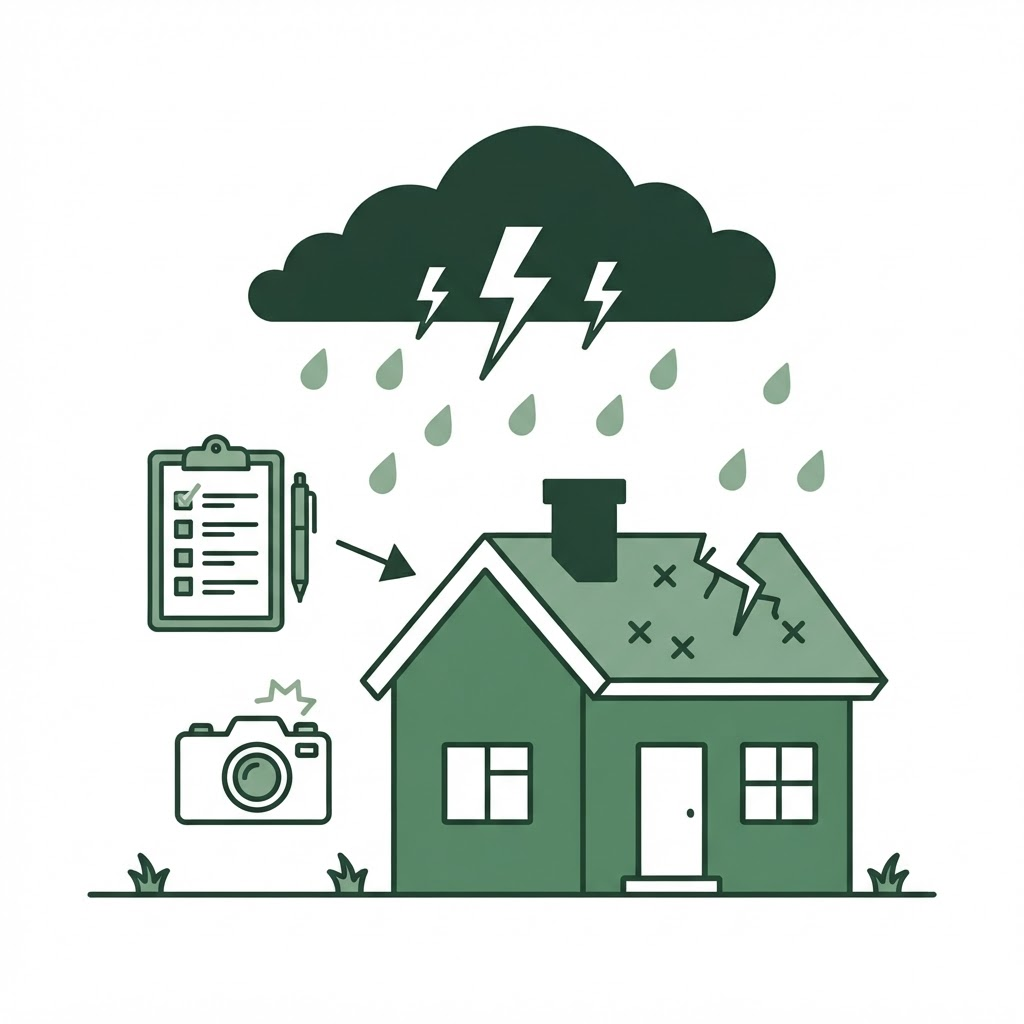 How to Document Storm Damage the Right Way Before Filing a Claim